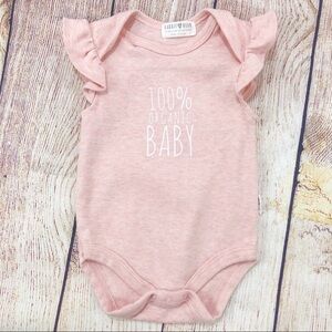 Rabbit + Bear‎ Organic Baby Onesie